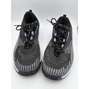 AND1 Men's Basketball Shoes Size 13 Black White Knit Athletic Sneakers.     1594